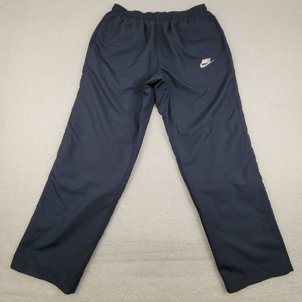 Nike Pants Mens 2XL‎ Navy Blue 804314-475 Polyester Lined Athletic Track Joggers